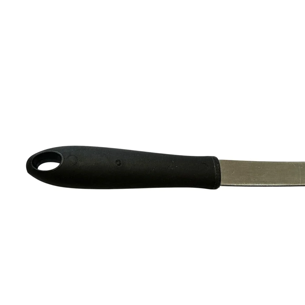 VTG USA Slotted Spatula Turner‎ Stainless Steel Black Nylon 12